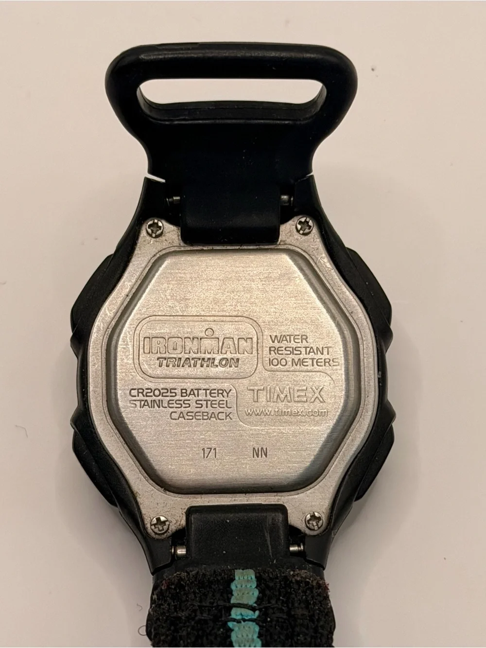 TIMEX Ironman Fast-Wrap‎ Women’s 35mm Digital Watch Light Blue/Silver